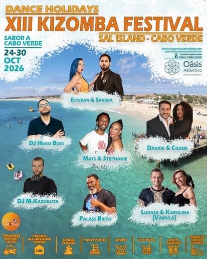 FESTIVAL KIZOMBA SABOR A CABO VERDE - ILHA DO SAL ( SAL ISLAND )
