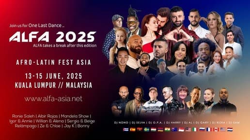 ALFA 2025 : Afro-Latin Fest Asia (7th Sensual Ed)