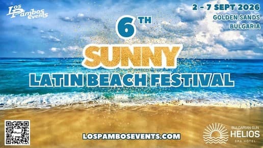 6th Sunny Latin Beach Festival 2 - 7 September 2026