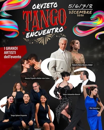Primero "ORVIETO TANGO ENCUENTRO!" Palazzo del Capitano del Popolo ORVIETO (TR)
