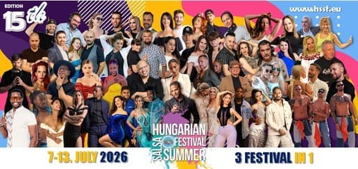 Hungarian Summer Salsa-Sensual Festival 2026.