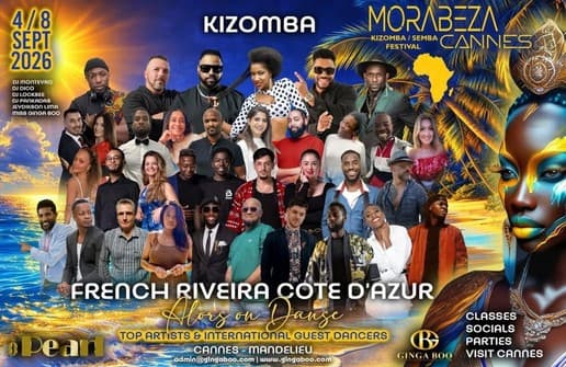 Morabeza Cannes Kizomba Festival ️French Riveira Cote D'azur 4th-8th Sept 2026️