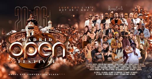 Kizomba Open Festival Madrid 2026- Official Event