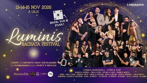LUMINIS BACHATA FESTIVAL 13/14/15 NOV 2026 - LILLE