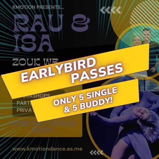 Kmotion Zouk Weekender with Rau & Isa!
