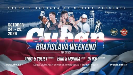 ✩ Cuban Bratislava Weekend ✩ 2026 ✩