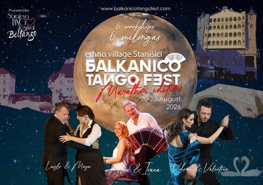 BALKANICO TANGO FEST - AUGUST 20 - 23, 2026