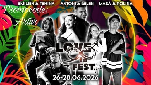 LOVEtoFEST'26 Promocode: Artur